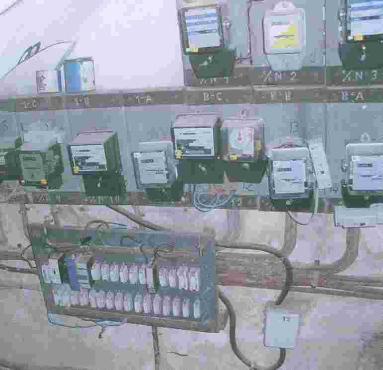 Cuarto de contadores en estado ruinoso